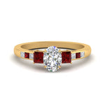 Load image into Gallery viewer, oval-shaped-channel-three-stone-diamond-engagement-ring-with-ruby-in-yellow-gold-FDENS205OVRGRUDR-NL-YG.jpg
