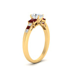 Load image into Gallery viewer, oval-shaped-channel-three-stone-diamond-engagement-ring-with-ruby-in-yellow-gold-FDENS205OVRGRUDR-NL-YG.jpg
