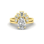 Load image into Gallery viewer, oval-shaped-curved-baguette-diamond-band-with-solitaire-engagement-ring-in-FD9359OVANGLE3-NL-YG
