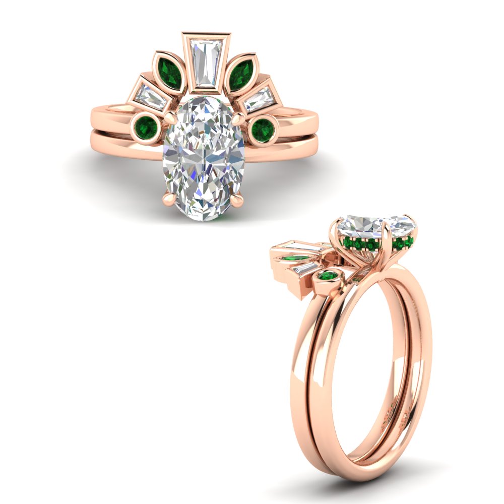 oval-shaped-curved-baguette-emerald-band-with-solitaire-engagement-ring-in-FD9359OVGEMGRANGLE3-NL-RG