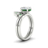 Load image into Gallery viewer, oval-shaped-curved-baguette-emerald-band-with-solitaire-engagement-ring-in-FD9359OVGEMGRANGLE3-NL-WG