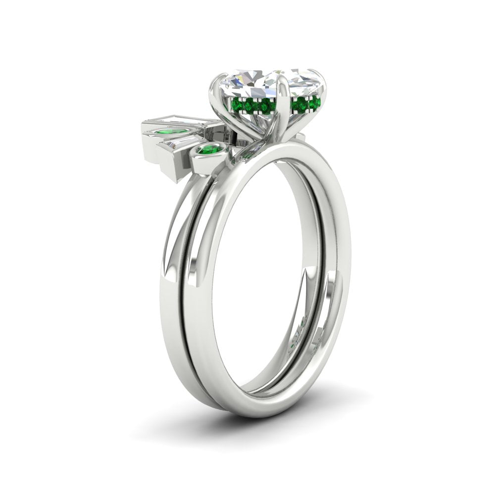 oval-shaped-curved-baguette-emerald-band-with-solitaire-engagement-ring-in-FD9359OVGEMGRANGLE3-NL-WG