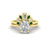 Load image into Gallery viewer, oval-shaped-curved-baguette-emerald-band-with-solitaire-engagement-ring-in-FD9359OVGEMGRANGLE3-NL-YG