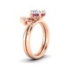 Load image into Gallery viewer, oval-shaped-curved-baguette-pink-sapphire-band-with-solitaire-engagement-ring-in-FD9359OVGSADRPIANGLE3-NL-RG