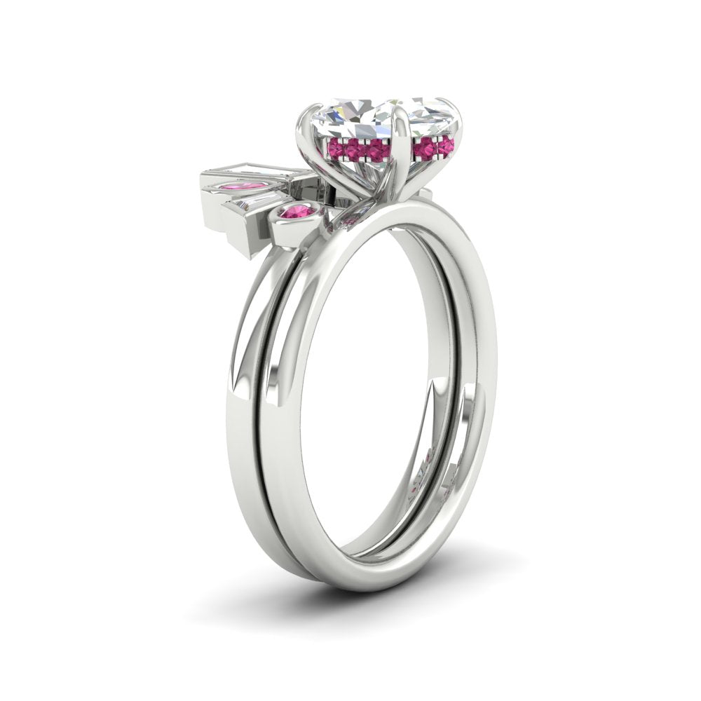 oval-shaped-curved-baguette-pink-sapphire-band-with-solitaire-engagement-ring-in-FD9359OVGSADRPIANGLE3-NL-WG