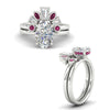Load image into Gallery viewer, oval-shaped-curved-baguette-pink-sapphire-band-with-solitaire-engagement-ring-in-FD9359OVGSADRPIANGLE3-NL-WG