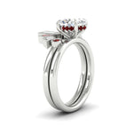 Load image into Gallery viewer, oval-shaped-curved-baguette-ruby-band-with-solitaire-engagement-ring-in-FD9359OVGRUDRANGLE3-NL-WG
