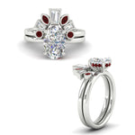 Load image into Gallery viewer, oval-shaped-curved-baguette-ruby-band-with-solitaire-engagement-ring-in-FD9359OVGRUDRANGLE3-NL-WG
