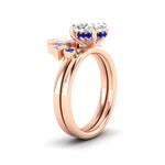 Load image into Gallery viewer, oval-shaped-curved-baguette-sapphire-band-with-solitaire-engagement-ring-in-FD9359OVGSABLANGLE3-NL-RG
