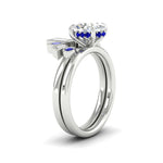 Load image into Gallery viewer, oval-shaped-curved-baguette-sapphire-band-with-solitaire-engagement-ring-in-FD9359OVGSABLANGLE3-NL-WG
