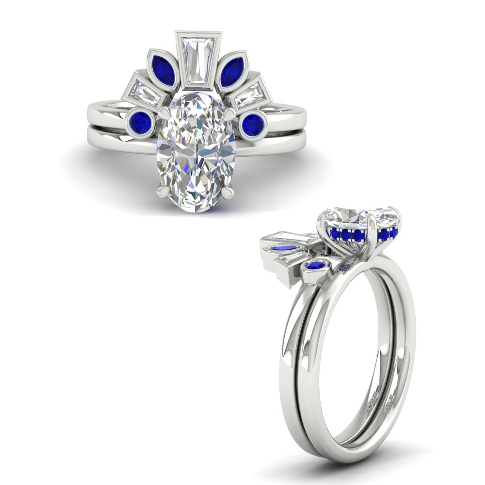 oval-shaped-curved-baguette-sapphire-band-with-solitaire-engagement-ring-in-FD9359OVGSABLANGLE3-NL-WG