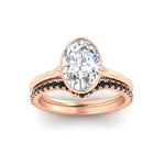 Load image into Gallery viewer, oval-shaped-diamond-bezel-solitaire-ring-with-black-diamond-band-in-rose-gold-FD11229OVGBLACKANGLE5-NL-RG_3131ca38-b0fb-4e16-b5e7-bf63c8c8a834.jpg?v=1758702938
