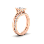 Load image into Gallery viewer, oval-shaped-diamond-bezel-solitaire-ring-with-diamond-band-in-rose-gold-FD11229OVANGLE2-NL-RG_7cc9dc3a-1113-4a73-9961-e06f3a962b27.jpg?v=1758702938
