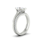 Load image into Gallery viewer, oval-shaped-diamond-bezel-solitaire-ring-with-diamond-band-in-white-gold-FD11229OVANGLE2-NL-WG_92b05e2e-227d-4fde-ba5a-356208a4b4cf.jpg?v=1758702937
