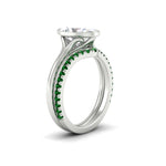 Load image into Gallery viewer, oval-shaped-diamond-bezel-solitaire-ring-with-emerald-band-in-white-gold-FD11229OVGEMGRANGLE2-NL-WG_7c69dbfd-a246-4b1a-897a-b3deabaf1584.jpg?v=1758702938
