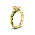 Load image into Gallery viewer, oval-shaped-diamond-bezel-solitaire-ring-with-emerald-band-in-yellow-gold-FD11229OVGEMGRANGLE2-NL-YG_c2187f14-11df-4931-a835-12e77100619d.jpg?v=1758702938
