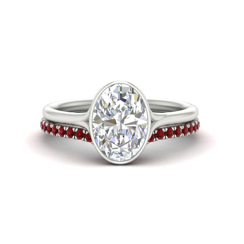 oval-shaped-diamond-bezel-solitaire-ring-with-ruby-band-in-white-gold-FD11229OVGRUDR-NL-WG.jpg?v=1758702861