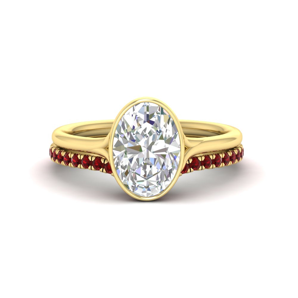 oval-shaped-diamond-bezel-solitaire-ring-with-ruby-band-in-yellow-gold-FD11229OVGRUDR-NL-YG_5c44b25a-4fc3-42dd-84d8-db6d5c94fa32.jpg?v=1758702938