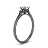 Load image into Gallery viewer, oval-shaped-diamond-celtic-solitaire-ring-in-black-gold-FD8541OVRANGLE2-NL-BG?v=1758624157
