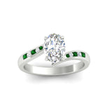 Load image into Gallery viewer, oval-shaped-diamond-swirl-channel-set-emerald-wedding-ring-in-white-gold-FDENS4028OVRGEMGRANGLE5-NL-WG_c308b4ae-774d-4547-98ff-042a95a2b1e7.jpg?v=1754996113
