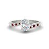 Load image into Gallery viewer, oval-shaped-diamond-swirl-channel-set-ruby-wedding-ring-in-white-gold-FDENS4028OVRGRUDR-NL-WG_28188738-82d1-4149-940b-efdda284d2a8.jpg?v=1754996114