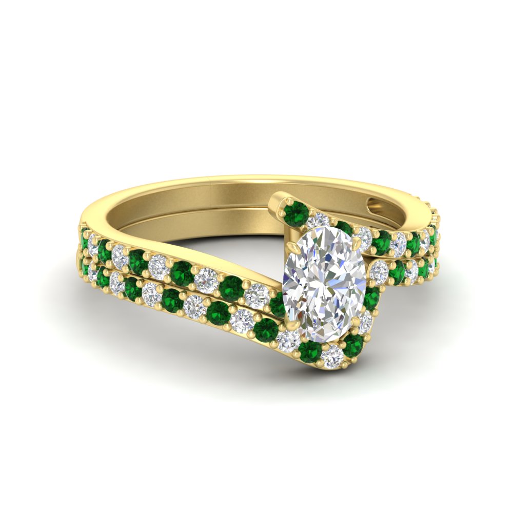 oval-shaped-diamond-wedding-ring-set-with-emerald-in-FDENS3007OVGEMGR-NL-YG