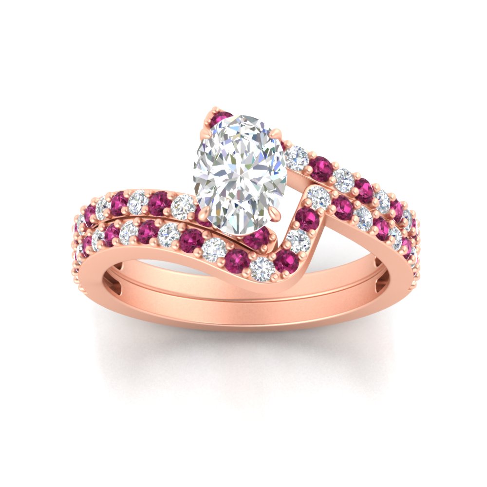 oval-shaped-diamond-wedding-ring-set-with-pink-sapphire-in-FDENS3007OVGSADRPI-NL-RG