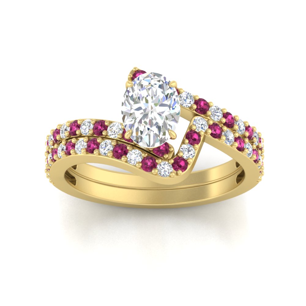 oval-shaped-diamond-wedding-ring-set-with-pink-sapphire-in-FDENS3007OVGSADRPI-NL-YG