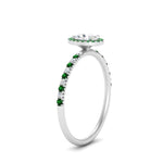 Load image into Gallery viewer, oval-shaped-emerald-halo-petite-engagement-ring-in-white-gold-FD8523OVRGEMGRANGLE3-NL-WG