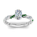 Thumbnail 18 - oval-shaped-emerald-twisted-vine-engagement-ring-in-white-gold-FD9127OVRGEMGRANGLE5-NL-WG