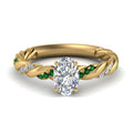 Thumbnail 71 - oval-shaped-emerald-twisted-vine-engagement-ring-in-yellow-gold-FD9127OVRGEMGR-NL-YG