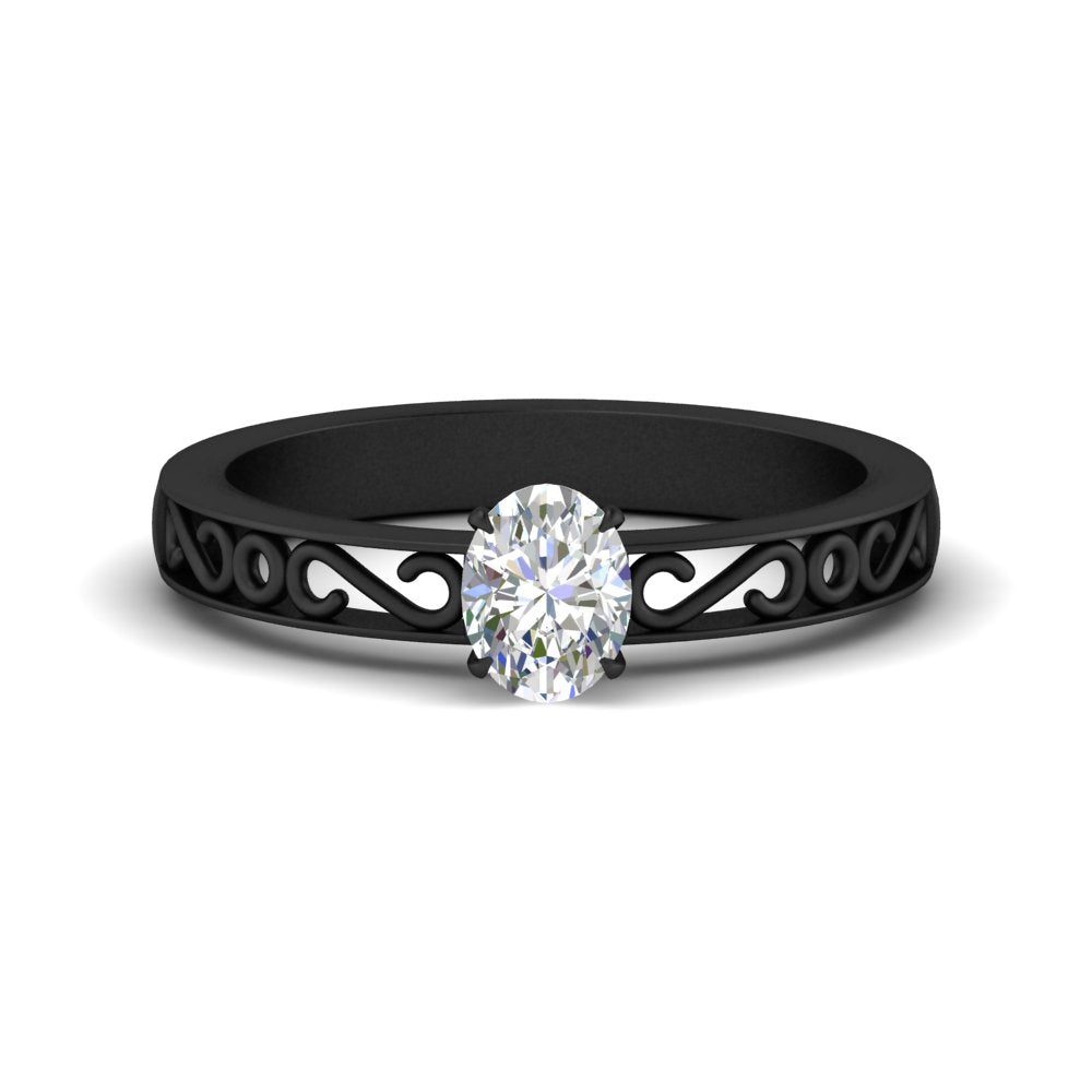 oval-shaped-filigree-single-stone-engagement-ring-in-black-gold-FDENS3289OVR-NL-BG.jpg?v=1763370596