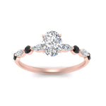 Load image into Gallery viewer, oval-shaped-floating-marquise-accent-black-diamond-engagement-ring-in-rose-gold-FDEWB9398OVRGBLACKANGEL5-NL-RG?v=1756377958
