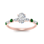 Load image into Gallery viewer, oval-shaped-floating-marquise-accent-emerald-engagement-ring-in-rose-gold-FDEWB9398OVRGEMGRANGEL5-NL-RG?v=1756377958
