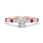 Load image into Gallery viewer, oval-shaped-floating-marquise-accent-pink-sapphire-engagement-ring-in-rose-gold-FDEWB9398OVRGSADRPI-NL-RG_681a84fd-870d-48b1-a923-373a3d08bca4?v=1756377669
