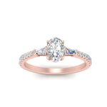 Load image into Gallery viewer, Delicate Antique Pave Oval Shaped Diamond Ring

