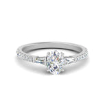 Load image into Gallery viewer, Delicate Antique Pave Oval Shaped Diamond Ring
