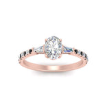 Load image into Gallery viewer, Delicate Antique Pave Oval Shaped Diamond Ring
