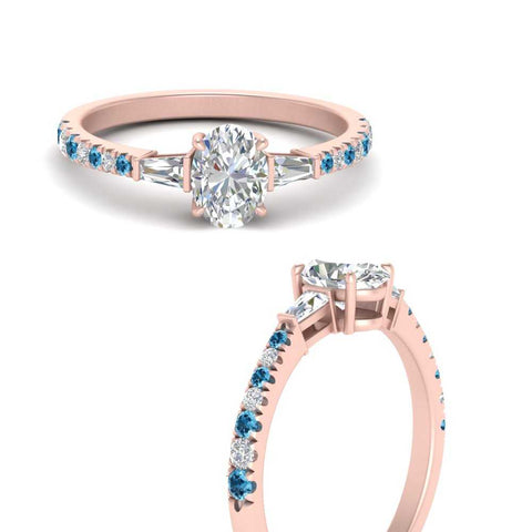 Delicate Antique Pave Oval Shaped Diamond Ring