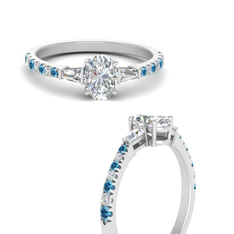Delicate Antique Pave Oval Shaped Diamond Ring