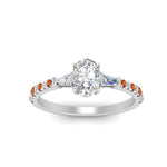Load image into Gallery viewer, Delicate Antique Pave Oval Shaped Diamond Ring
