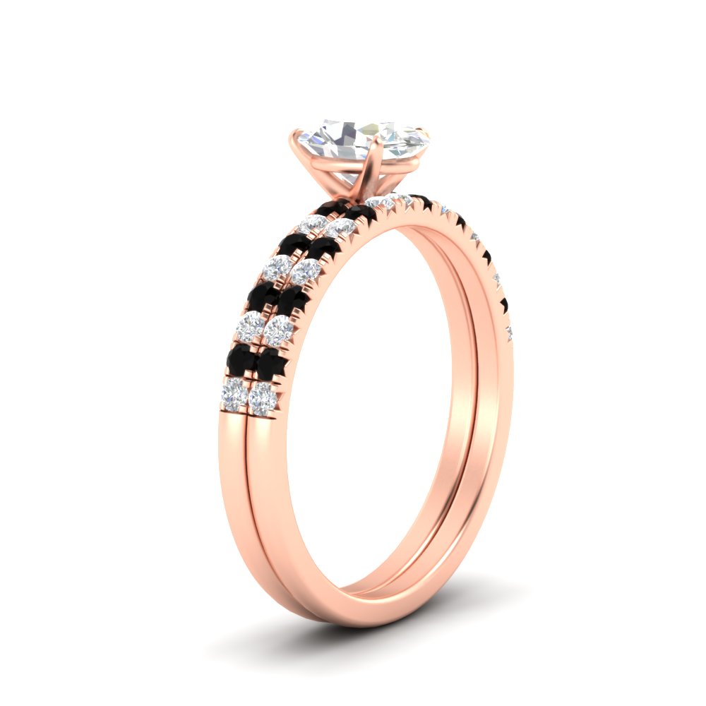oval-shaped-french-pave-black-diamond-wedding-ring-set-in-rose-gold-FD11408OVGBLACKANGLE2-NL-RG?v=1763104286