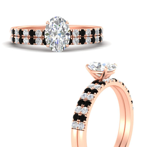 oval-shaped-french-pave-black-diamond-wedding-ring-set-in-rose-gold-FD11408OVGBLACKANGLE3-NL-RG?v=1763104286
