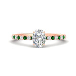 Load image into Gallery viewer, oval-shaped-french-pave-emerald-engagement-ring-in-rose-gold-FD11408OVRGEMGR-NL-RG_30492077-5502-4102-bac3-487c28d1f89e?v=1762849771

