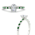 Load image into Gallery viewer, oval-shaped-french-pave-emerald-engagement-ring-in-white-gold-FD11408OVRGEMGRANGLE3-NL-WG_90d95399-5761-432b-8c8d-558cdceeb5c8?v=1762849771
