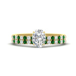 Load image into Gallery viewer, oval-shaped-french-pave-emerald-wedding-ring-set-in-yellow-gold-FD11408OVGEMGR-NL-YG_655bf09d-1dd8-4955-b763-4e9f13d9a579?v=1763104442

