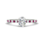 Load image into Gallery viewer, oval-shaped-french-pave-pink-sapphire-engagement-ring-in-white-gold-FD11408OVRGSADRPI-NL-WG_3e6b737e-5caa-4547-a4cb-4ae42b5bbc70?v=1762849771
