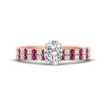Load image into Gallery viewer, oval-shaped-french-pave-pink-sapphire-wedding-ring-set-in-rose-gold-FD11408OVGSADRPI-NL-RG_a4370dea-a640-4e57-9576-4e994d1454ae?v=1763104442
