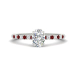 Load image into Gallery viewer, oval-shaped-french-pave-ruby-engagement-ring-in-white-gold-FD11408OVRGRUDR-NL-WG_2beb3aa5-1122-4e6e-8943-94522018053a?v=1762849771
