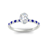 Load image into Gallery viewer, oval-shaped-french-pave-sapphire-engagement-ring-in-white-gold-FD11408OVRGSABLANGLE5-NL-WG_3e7163ba-6321-42e4-9186-ac73bb7bbc2e?v=1762849771
